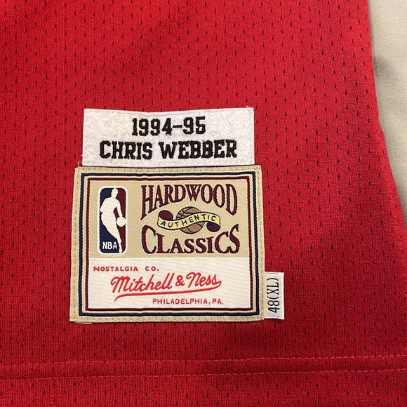 Mitchell & Ness Washington Bullets Chris Webber jersey…sz XL! - Picture 2 of 6